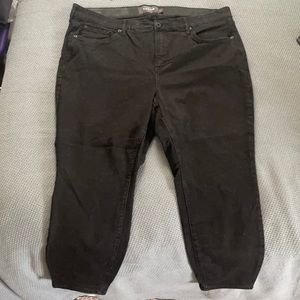 Black sky high skinny